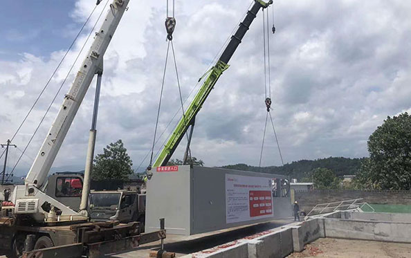 郴州某建筑工地泥漿移動式一體化處