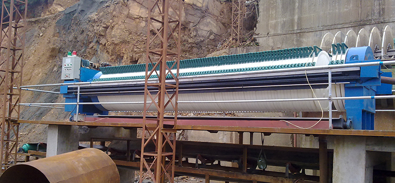 廂式壓濾機尾礦處理